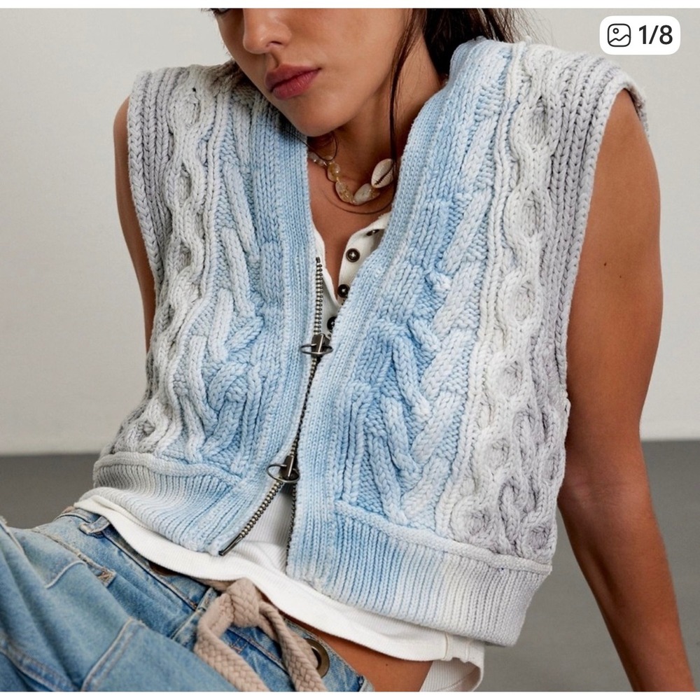 We The Free Cable Knit Vest